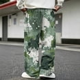 thumbnail image 7 of GrmtClth Men's Cargo Pants Outdoor Camouflage Breathable Loose Straight Leg Drawstring Waist Daily Wear Pants 3XL, 7 of 7