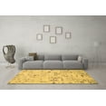 thumbnail image 3 of Ahgly Company Indoor Square Abstract Brown Modern Area Rugs, 6' Square, 3 of 4
