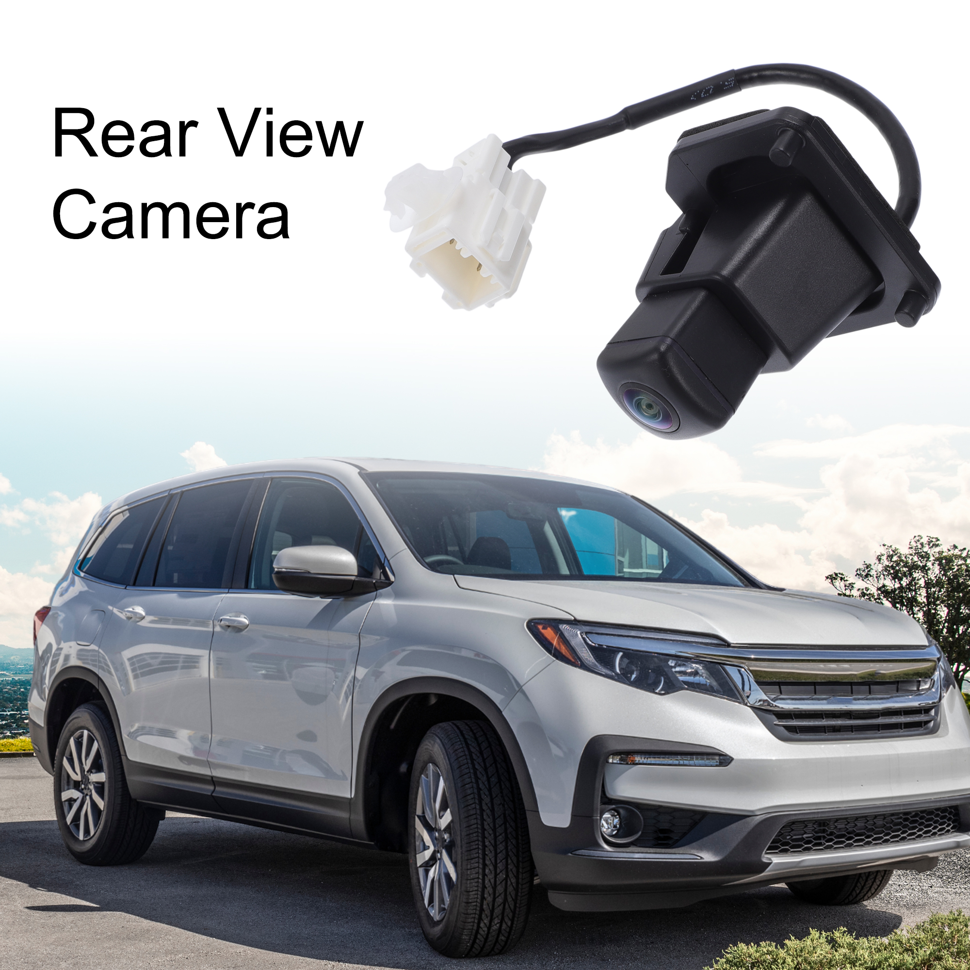 Unique Bargains Rear Camera for Honda CR-V 2012-2017 License Plate Park Assist