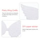 thumbnail image 4 of 30pcs Angel Ala Cake Topper Mini Glitter Angel Ala Costura Parches Accesorios, 4 of 5