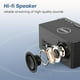 thumbnail image 3 of Reloj despertador con altavoz Bluetooth ANJANK con radio FM y cargador, 3 of 7