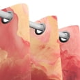 thumbnail image 3 of Magenta Red Marble Blackout Curtains 2 Panels Set Grommet Drapes for Bedroom Living Room W55xL54, 3 of 5
