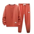 thumbnail image 4 of Casual Tracksuit Hooded Sweatshirt With Pocket Pants Comfortable Two Piece Outfit For Athletic Leisure, 4 of 4