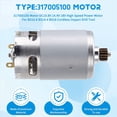 thumbnail image 4 of Motor 317005100 de Alta Velocidad (CC 10,8 V, 14,4 V y 18 V) para Taladro de Inalámbrico BS10.8, BS14.4 y BS18., 4 of 5
