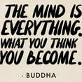 thumbnail image 2 of CafePress - Buddha Quote The Mind Is Everything Tote Bag - Unisex Canvas Tote Bag, Beige, 1-Piece, 2 of 7