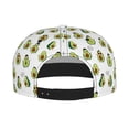 thumbnail image 2 of Hirioo Avocado Friends for Baseball Cap Men Cap Flat Brim for Men Women Teens Adjustable Baseball Cap, 2 of 7