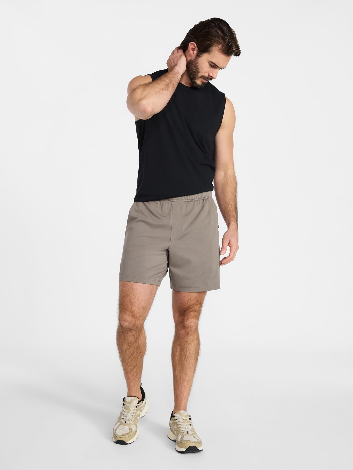 Athletic Works Men's and Men's Big & Tall Tri-Blend Muscle Tee, Sizes XS-4XLT