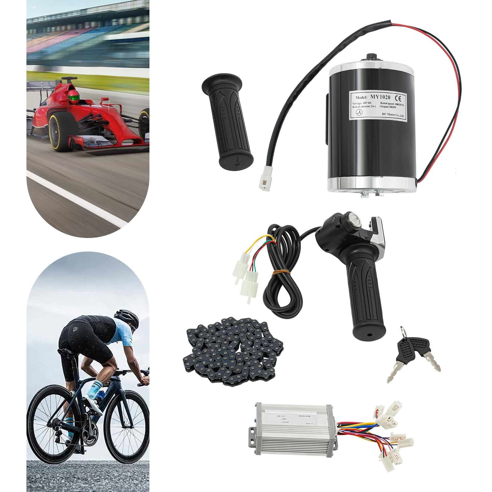 Kit moteur sans balais 48 V/60 V/72 V 3000 W avec 3 Haiti