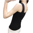 thumbnail image 4 of Women's Square Neck Sleeveless Blouse Soft Fitted Tank Top for Office To Weekend Wear Quiet Luxury Style in Neutral Solid Tones, 4 of 4