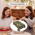 thumbnail image 3 of Yhmxh Christmas Rectangle Tablecloth,Christmas Tablecloth 4.92x6ft Rectangle,Washable Water Holiday Microfiber Table Cloth Decorative Table Cover For Banquet Party Tablecloth Tablecloth, 3 of 5
