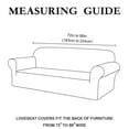 thumbnail image 2 of PrimeBeau Sofa Slipcover 1 Piece Sofa Cover 3 Seater Soft Couch Cover(Sofa Large, Brown), 2 of 6