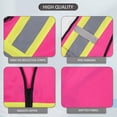 thumbnail image 4 of Chaleco de seguridad SULWZM con bolsillos con cremallera Reflective Pink XL, 4 of 6