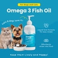 thumbnail image 3 of Paramount Pet Health Liquid Omega 3 Supplement for Dogs & Cats - 16 oz, 3 of 9