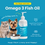Paramount Pet Health Liquid Omega 3 Supplement for Dogs & Cats - 16 oz