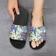 thumbnail image 6 of GZHJMY Stylish Slides for Women Men, Colourful Flower Bush Bird Soft Flexible Slip-on Sandals Slippers, 6 of 7