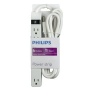 Philips 6-Outlet 8' Power Strap