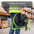thumbnail image 2 of Comfort Zone 14-inch All-Metal Industrial Floor Fan with Adjustable Tilt, 2 of 7