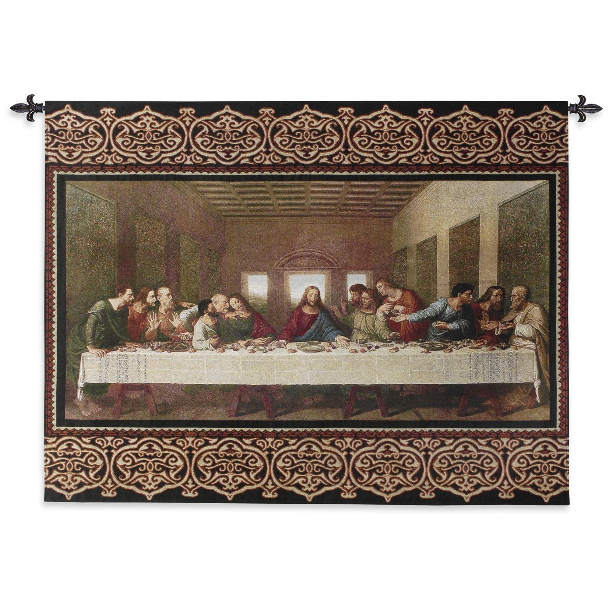 FineArtTapestries 3199-WH The Last Supper Wall Tapestry