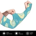 thumbnail image 3 of PAYOHTO Women Men Gardening Sleeves with Thumb Hole, Sun Protection Cooling Arm Sleeves for Farm Work Sports Fruit Pattern with Lemon, 3 of 8