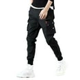 thumbnail image 2 of Cargo Pants for Men 2025 Casual Elastic Waist Drawstring Cargo Sweatpants Jogging Pants with Pockets Mens Trousers, 2 of 7