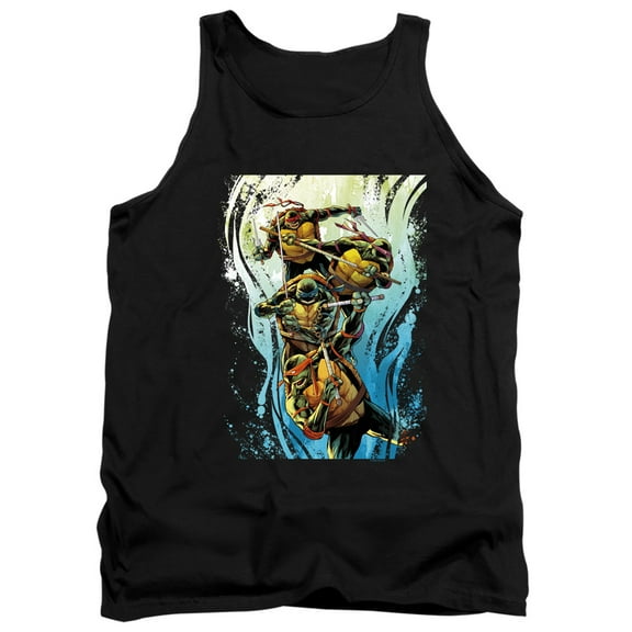 TMNT Teenage Mutant Ninja Turtles Cool Rainbow Warriors Unisex Adult Tank Top