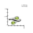 thumbnail image 4 of 3/4 Carat T.G.W. Peridot And Black & White Diamond Accent Sterling Silver Ring, 4 of 4