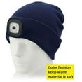 thumbnail image 2 of GRNSHTS LED Beanie Hat with Light, Unisex USB Rechargeable Knitted Lighted hat, Winter Warm Unisex Lighted Headlamp Cap for Fishing,Camping,Hunting (Navy Blue), 2 of 14