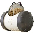 thumbnail image 1 of 1-Piece Interactive Pet Tumbler Toy — Durable Slow Feeder (Adjustable Dispensing Rate) — An Educational Enrichment Toy Designed for Dogs, Cats, Rabbits, Hamsters, and Guinea Pigs, 1 of 4