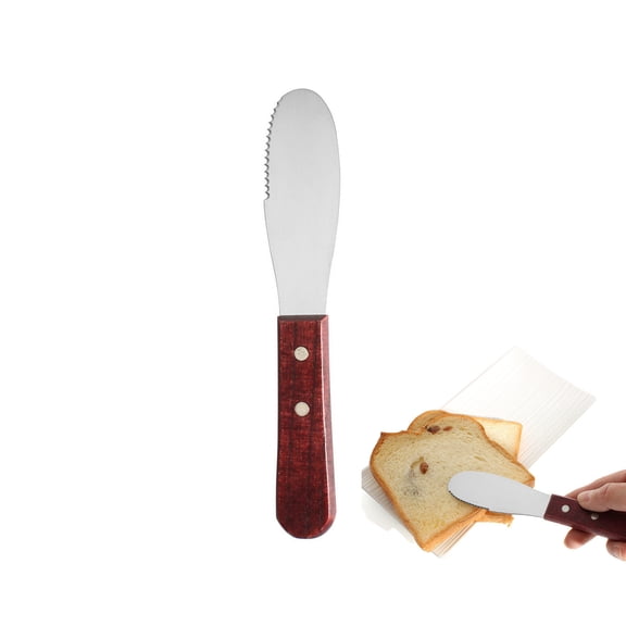 Wide Stainless Steel Spreader Kitchen Knives for Sandwiches Butter Cheese