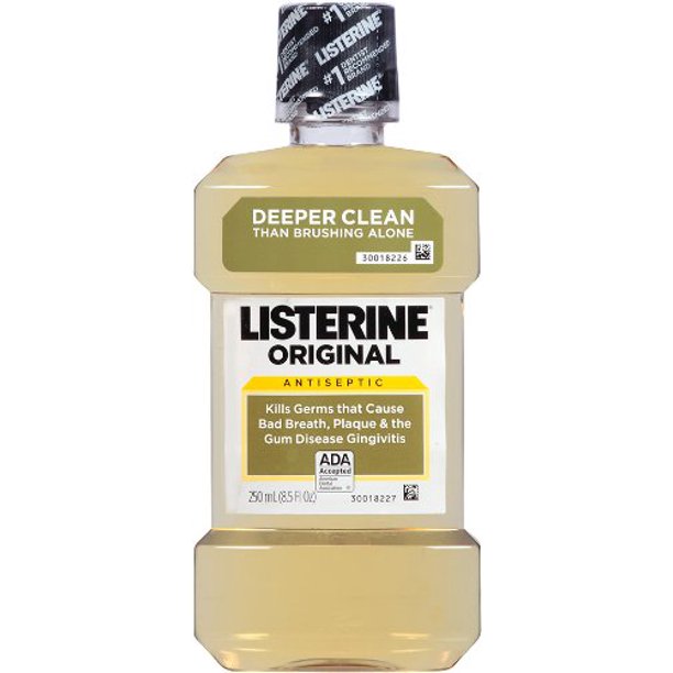 6 PACKS Listerine Antiseptic Adult Mouthwash Original, 250 ML