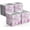 Pink, variant on Sorbus 11-Inch Foldable Fabric Storage Cubes, Tie-Dye Purple, 4-Pack