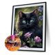 thumbnail image 2 of Pintura de diamante 5D DIY Taladro redondo completo Flor Gato Kit Decoración para el hogar Artesanía (2) FLhrweasw Nuevo, 2 of 9