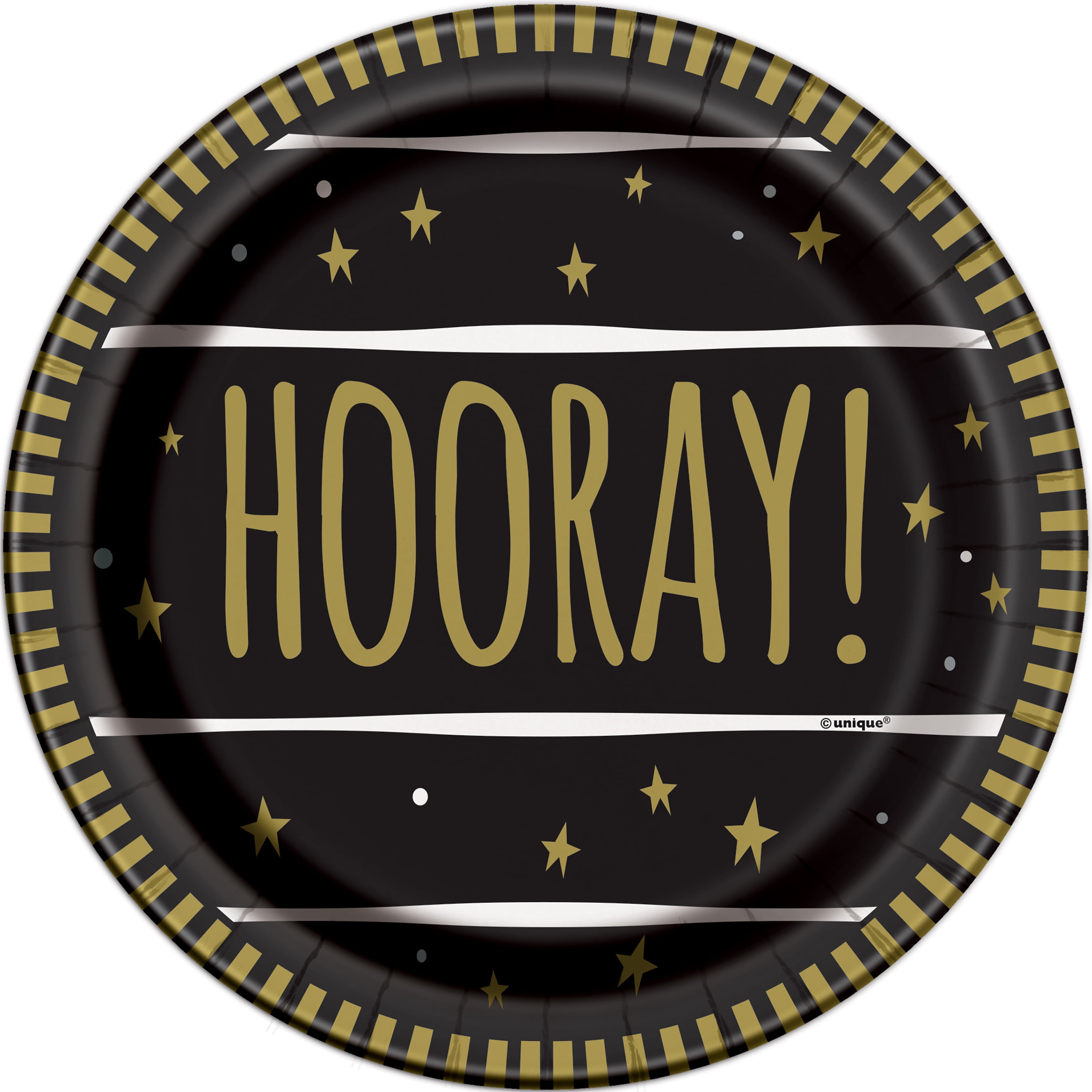 Hooray! Graduation Paper Plates, 7 in, 8ct