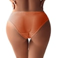 thumbnail image 3 of Xijirk Panties for Women,Striped Low Waist Briefs Colorful Fashion Panties Comfortable Underwear for Everyday Wear,Womens Underwear,S,Orange, 3 of 6