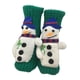 thumbnail image 2 of Calcetines de animales, regalos de año , antideslizantes, novedosos, calcetines gruesos de tubo medio para dormitorio Muñeco de nieve verde, 2 of 7