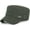 Army Green, variant on Unisex Cadet Army Cap Military Adjustable Flat Top Hat for Men Women
