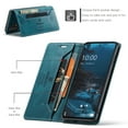 thumbnail image 2 of K-Lion for Samsung Galaxy A54 5G Wallet Case ,Retro Luxury PU Leather Magnetic Closure Shockproof Protective Case Card Holder Cash Slot Kickstand Function Flip Cover for Samsung Galaxy A54 5G,Blue, 2 of 8