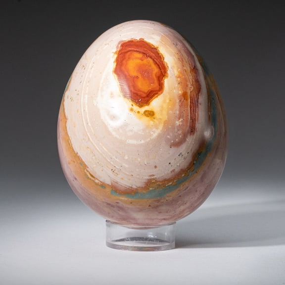 Genuine Polished Polychrome Egg from Madagascar (1.6 lbs)