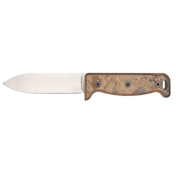 Ontario Knives Black Bird ML5 Fixed Blade Knife 7502 420HC Stainless Micarta