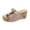 Beige_038, variant on Domuza Women's Cork Buckle Wedge Sandals Comfortable Casual Fashion Dressy Slip On Leisure Beach Vacation Open Toe Summer Platform Wedge Mules Slide Sandals Beige 7.5(EU-39)