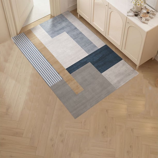 Xihbxyly Alfombra de Baño de Diatomeas, Superabsorbente, de Secado Rápido, con Base de Goma Antideslizante, Lavable, Ideal para Ducha, Bañera y Lavandería, Estilo Moderno, 50 X 81 Cm.