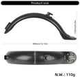 thumbnail image 3 of High Strength Plastic Rear Guard Rear Mudguard with 4 Mounting Holes for Electric Scooters Fits 8.5 Inch Models, 3 of 9