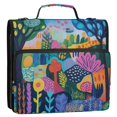 thumbnail image 5 of FORMRS Zipper Binder with Shoulder Strap 1.5-inch Ring 500 Sheet Capacity File Bag, Art Plants, 5 of 5