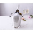 thumbnail image 3 of Sol Living Double Walled Stainless Steel Champagne Bucket - 8' x 11' Ribber Stainless Steel, 3 of 5