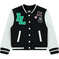 thumbnail image 2 of Nickelodeon That Girl Lay Lay Varsity Bomber Jacket - Little and Big Girl Sizes 4-16, 2 of 8