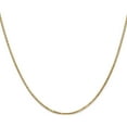 thumbnail image 4 of 14K Yellow Gold Jbsp's 1.3mm Box Chain (30 X 1.3) Made In Italy 716-30, 4 of 6