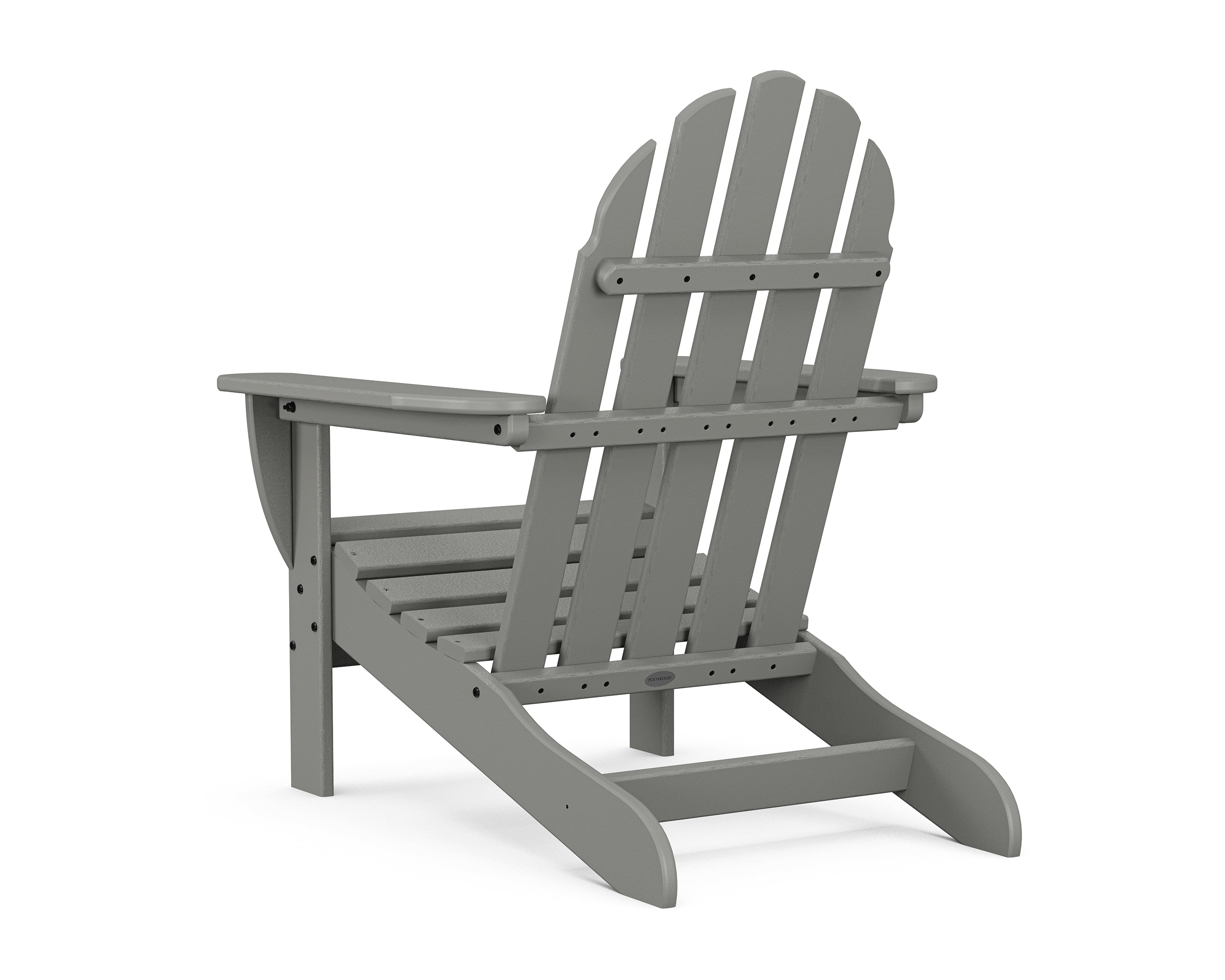 POLYWOOD Classic Outdoor Adirondack Chair in Slate Grey