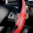 thumbnail image 5 of Flamingo Car Wheel Cover, 14.5 Inch Printing PVC Leather Steering Wheel Cover Auto Accessories, 5 of 6