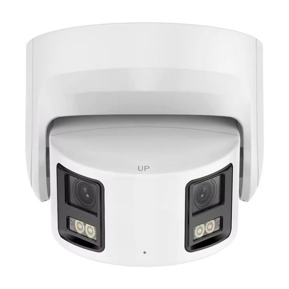 Anpviz 4K PoE Wide Angle Panoramic 180° IP Dual-Lens Camera, 4K, with Human/Vehicle Detection, Starlight Sensor, Two Way Talk, Full Color,AcuSense Pro POE Camera