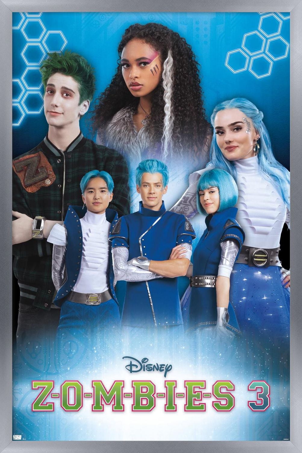 Disney Zombies 3 - Group Wall Poster with Pushpins